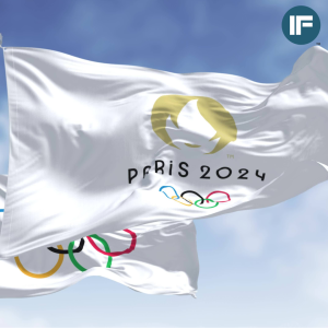 Paris Olympics flag